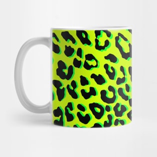 Leopard Print Yellow Mug